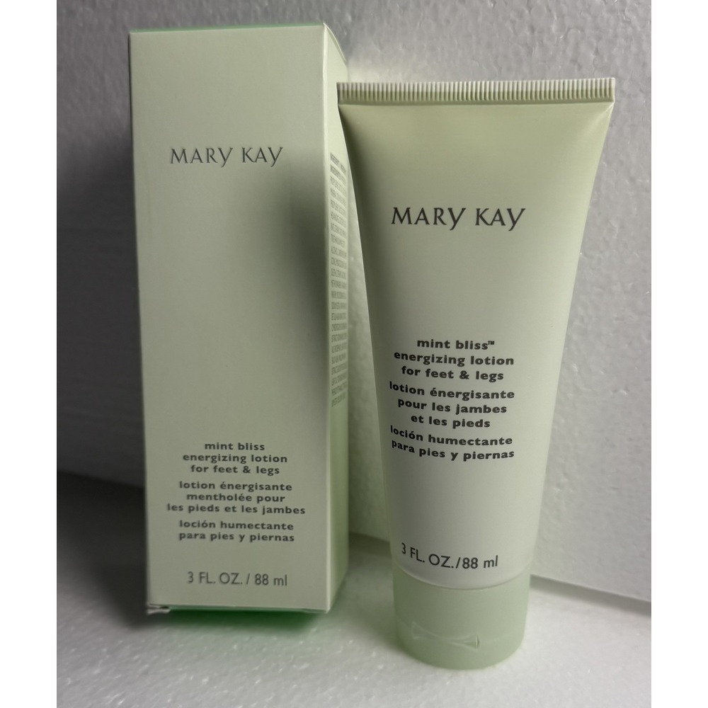 MARY KAY Mint Bliss Energizing Lotion for Feet & Legs New in Box Full Size 3 oz